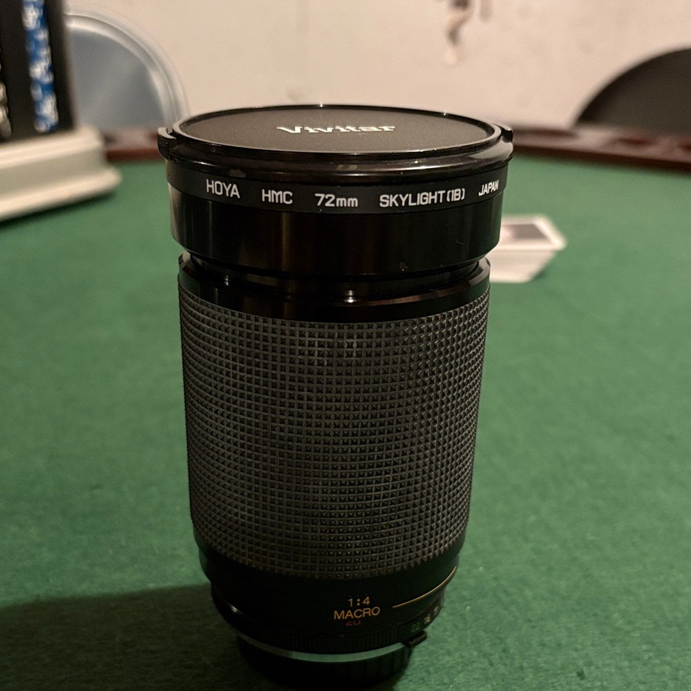 Vivitar Black Camera Lens